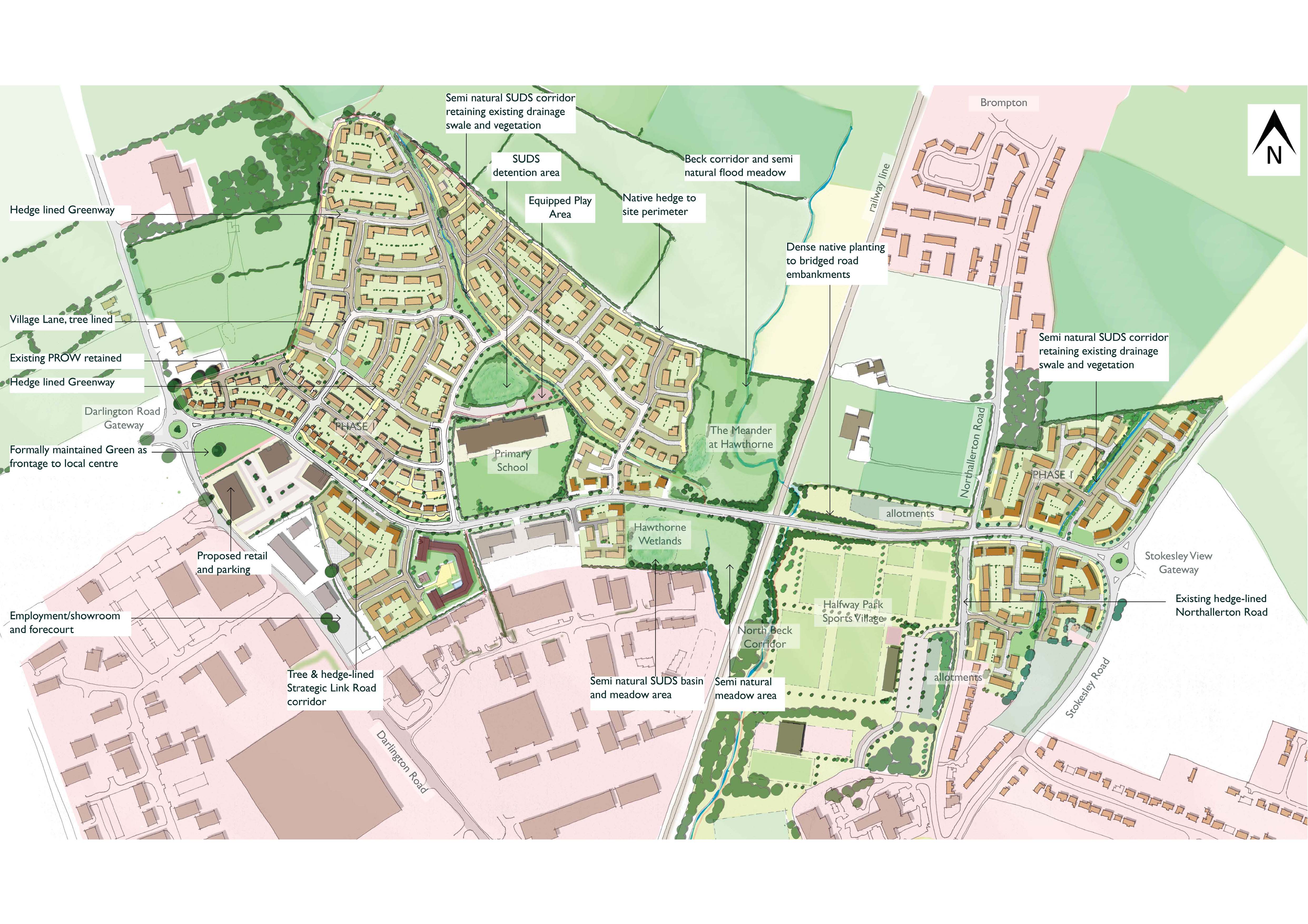 North Northallerton Planning Permission Granted Spawforths