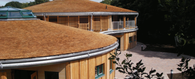 Image of the completed Rural Crafts building for Camphill Community Trust Spawforths planners architects
