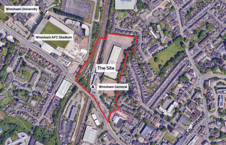Wrexham Gateway Regeneration Planning Application Submission Boundary
