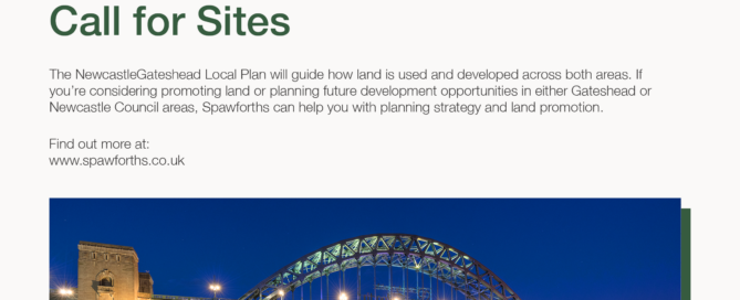 Spawforths planners and architects assist clients in responding to Newcastle and Gateshead Local Plan
