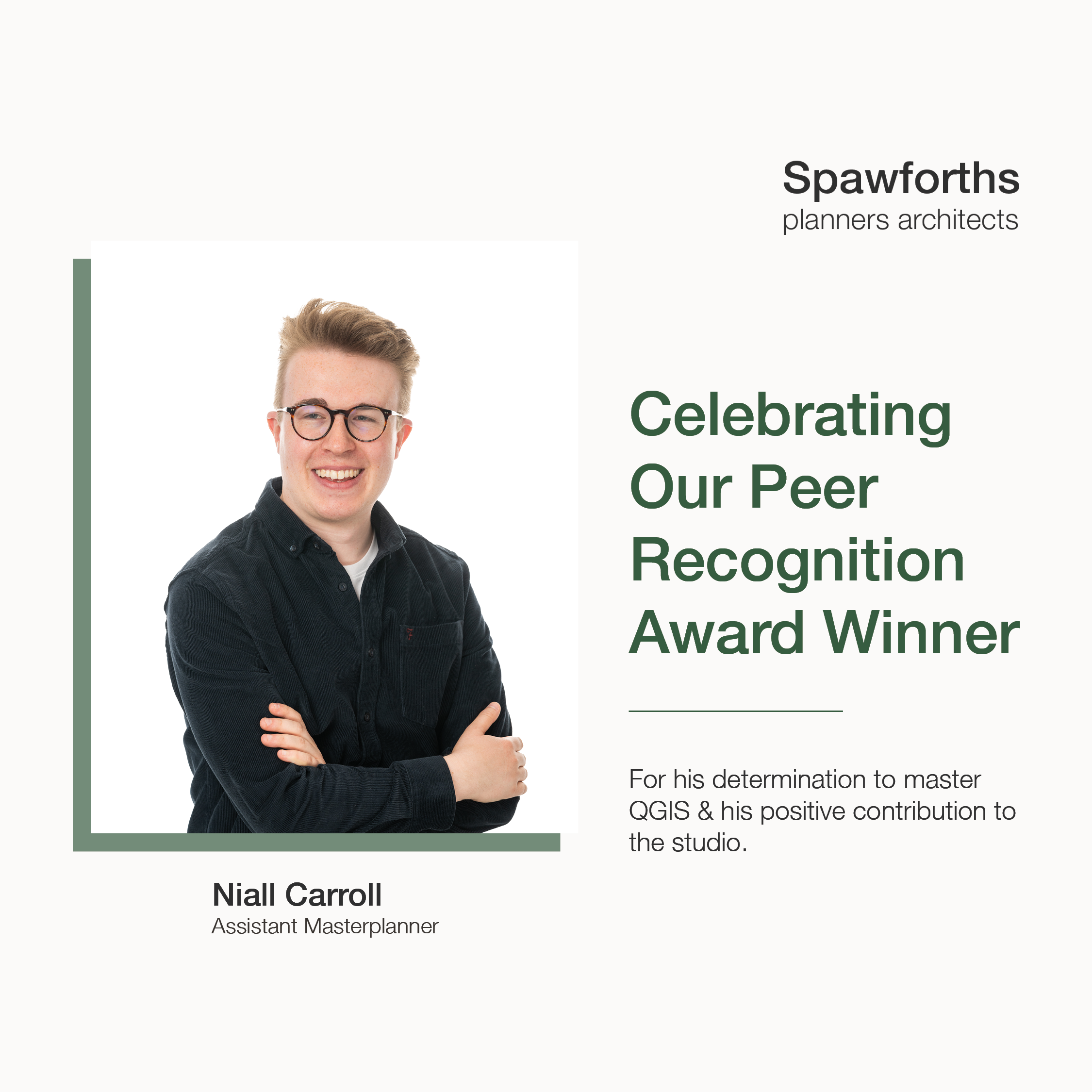 Niall – Peer Recognition